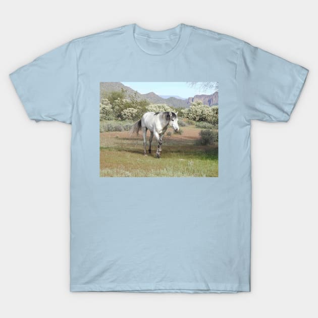 Wild horses, wildlife, gifts, Arizona, Wild Spirit T-Shirt by sandyo2ly